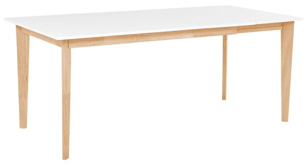 Kihúzható étkezőasztal SOLA Fehér 140/180 cm 90 cm