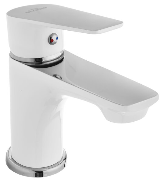 Invena Dokos, mosogató csaptelep, fehér-króm, INV-BU-19-002-V