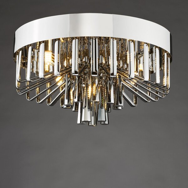 Dar Lighting glamour modern mennyezeti lámpa olin csiszolt króm daroli5410