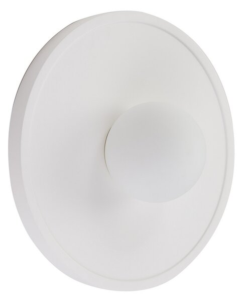 Fali Lámpa Lindby, Nielson, dimmable, Fehér, Nappali, Gipsz / Agyag, Modern