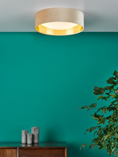 Dar Lighting modern mennyezeti lámpa nysa taupe darnys5001