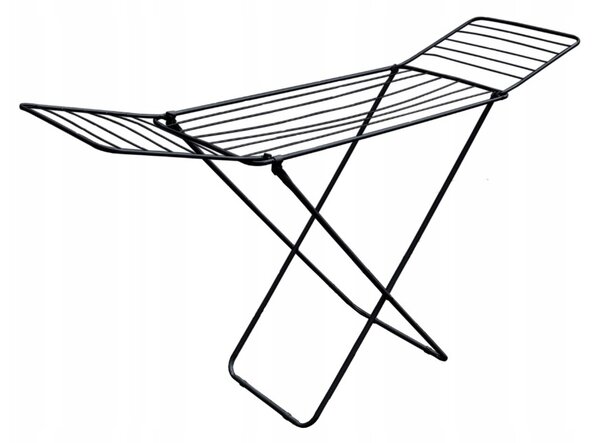 Erga Model TOP Fekete, ruhaszárító 166x46x88 cm, fekete, ERG-SEP-10SUSSTOBLA16