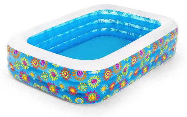 Bestway felfújható gyerekmedence kék 229x152x56 cm