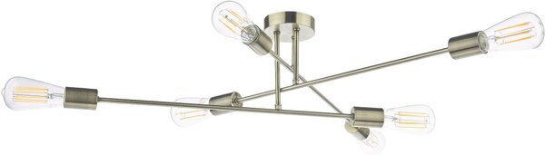 Dar Lighting modern mennyezeti lámpa neve antik sárgaréz darnev6475