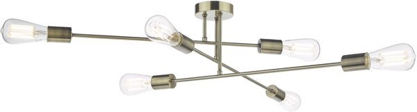 Dar Lighting modern mennyezeti lámpa neve antik sárgaréz darnev6475