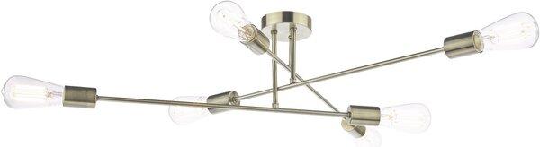 Dar Lighting modern mennyezeti lámpa neve antik sárgaréz darnev6475