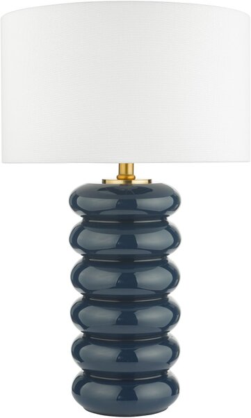 Dar Lighting glamour modern asztali lámpa niamh kék darnia4223
