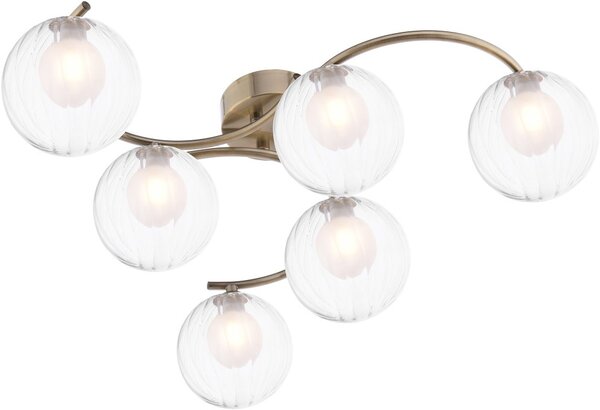 Dar Lighting modern mennyezeti lámpa nakita antik sárgaréz darnak6475-20