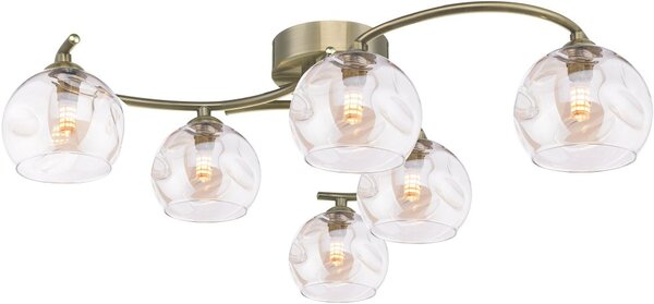 Dar Lighting modern mennyezeti lámpa nakita antik sárgaréz darnak6475-16