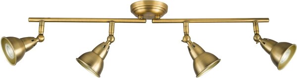 Dar Lighting modern spot lámpa nathaniel antik sárgaréz darnat8442