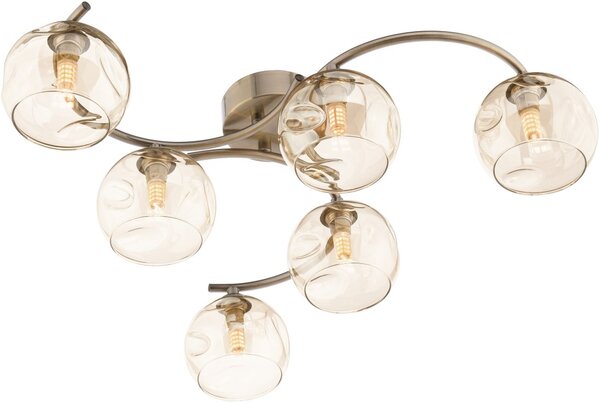 Dar Lighting modern mennyezeti lámpa nakita antik sárgaréz darnak6475-16