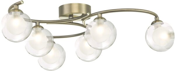 Dar Lighting modern mennyezeti lámpa nakita antik sárgaréz darnak6475-04