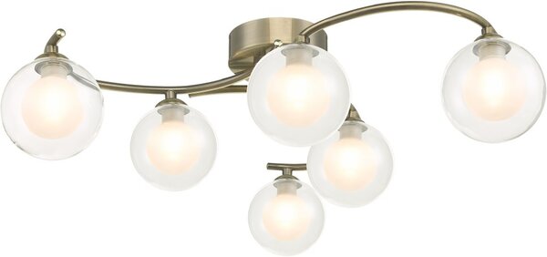 Dar Lighting modern mennyezeti lámpa nakita antik sárgaréz darnak6475-04