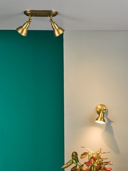 Dar Lighting loft spot lámpa nathaniel antik réz darnat0742