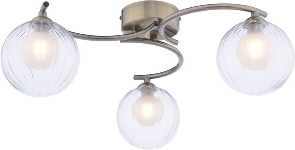 Dar Lighting modern mennyezeti lámpa nakita antik sárgaréz darnak5375-20
