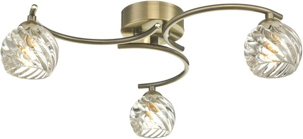 Dar Lighting modern mennyezeti lámpa nakita antik sárgaréz darnak5375-05