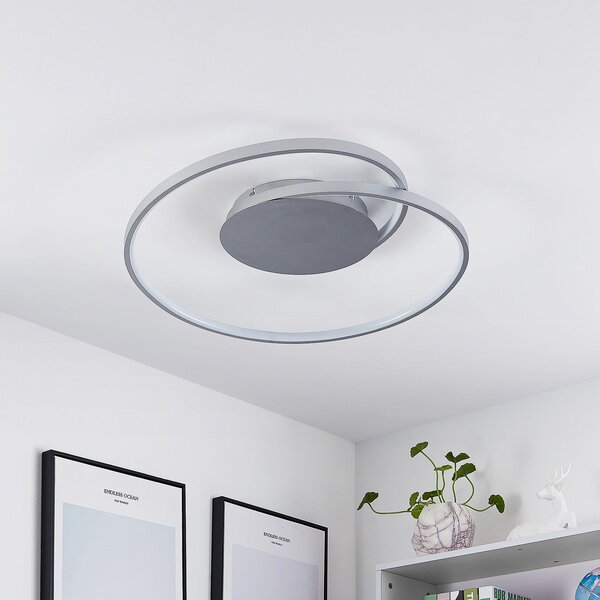 Mennyezeti Lámpa Lucande, Enesa, dimmable, Fémes, Hálószoba, Fém, Modern