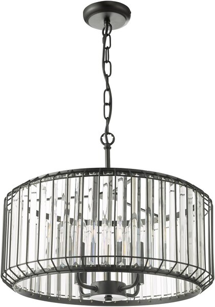 Dar Lighting modern függeszték naeva matt fekete darnae0422
