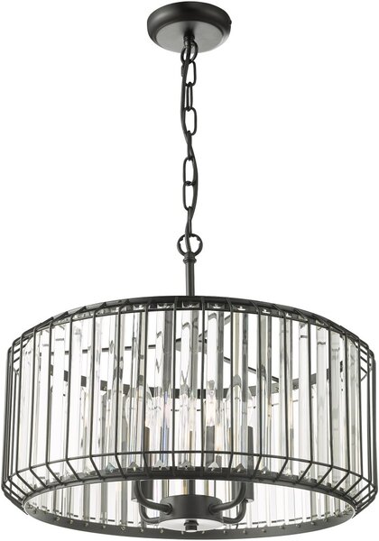 Dar Lighting modern függeszték naeva matt fekete darnae0422