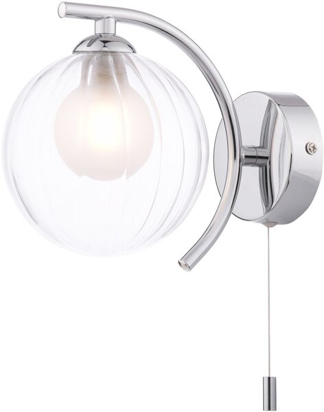 Dar Lighting modern fali lámpa nakita csiszolt króm darnak0750-20