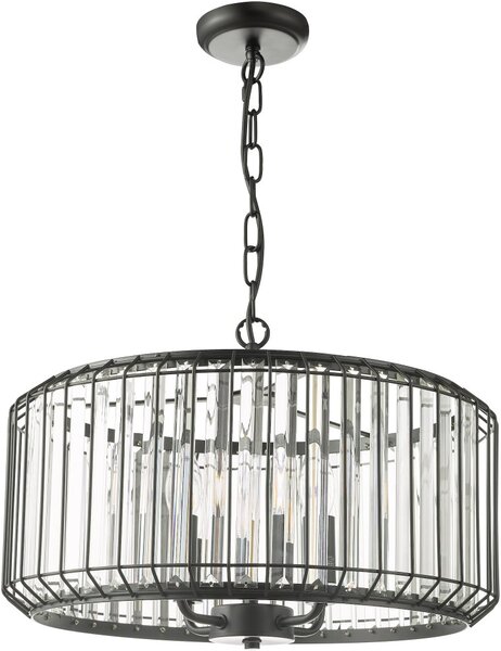 Dar Lighting modern függeszték naeva matt fekete darnae0422