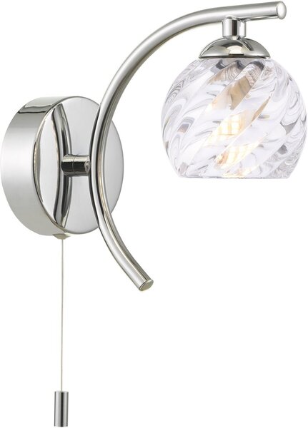 Dar Lighting modern fali lámpa nakita csiszolt króm darnak0750-05