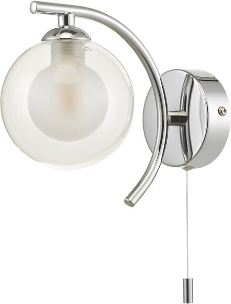 Dar Lighting modern fali lámpa nakita csiszolt króm darnak0750-04