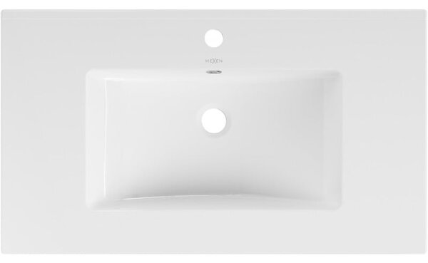Mexen Atena 80 x 46 cm-es, munkalapba süllyesztett mosdókagyló, fehér - 25018000