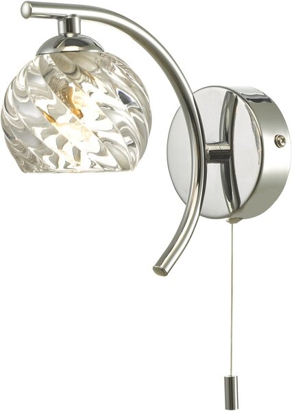 Dar Lighting modern fali lámpa nakita csiszolt króm darnak0750-05