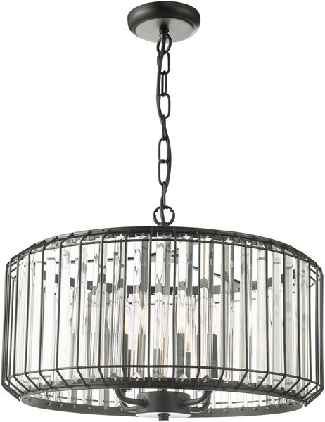 Dar Lighting modern függeszték naeva matt fekete darnae0422