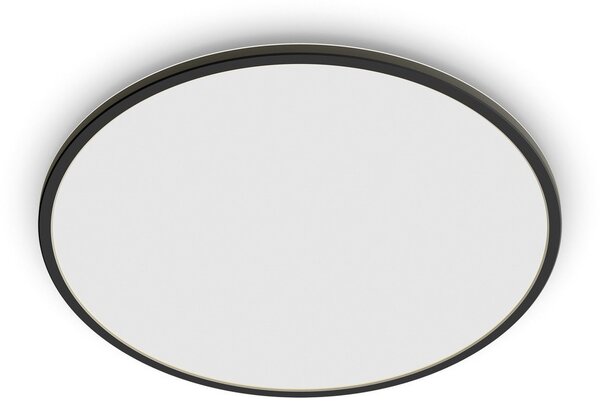 Mennyezeti Lámpa Philips, Superslim, dimmable, Fekete, Fürdőszoba, Fém