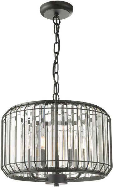 Dar Lighting modern függeszték naeva matt fekete darnae0322