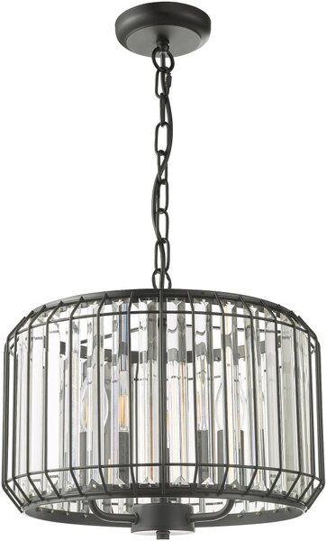 Dar Lighting modern függeszték naeva matt fekete darnae0322