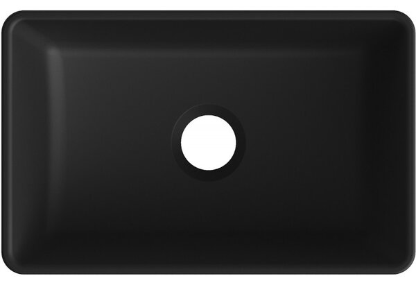 Mexen Nadia 36 x 23 cm-es fekete matt, pultra ültethető mosdókagyló - 21613685