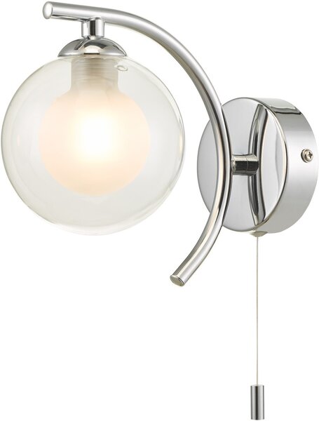 Dar Lighting modern fali lámpa nakita csiszolt króm darnak0750-04