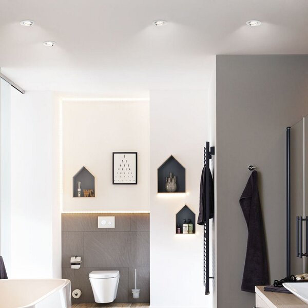 Spotlámpa Paulmann, Nova, dimmable, Fehér, Fürdőszoba, Fém, Modern