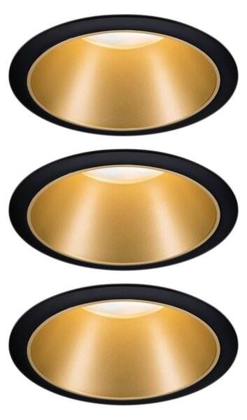Spotlámpa Paulmann, Cole, dimmable, Arany / Sárgaréz, Folyosó, Fém, Modern