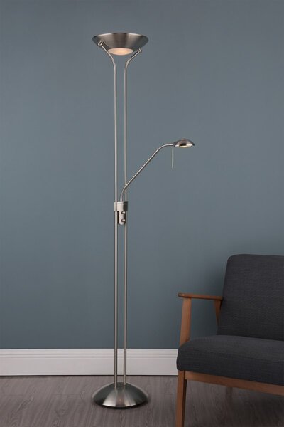 Dar Lighting modern állólámpa montana szatén króm darmon4946