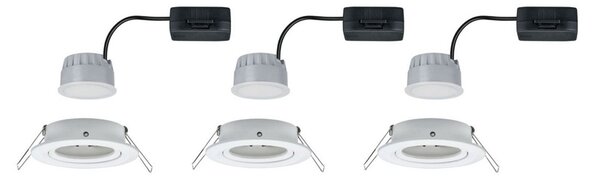Spotlámpa Paulmann, Nova Coin, dimmable, Fehér, Folyosó, Fém, Modern