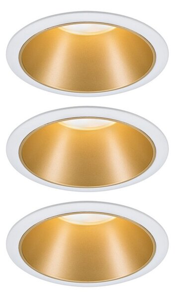 Spotlámpa Paulmann, Cole, dimmable, Arany / Sárgaréz, Folyosó, Fém, Modern