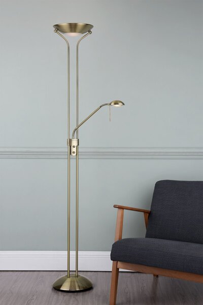 Dar Lighting modern állólámpa montana antik sárgaréz darmon4975