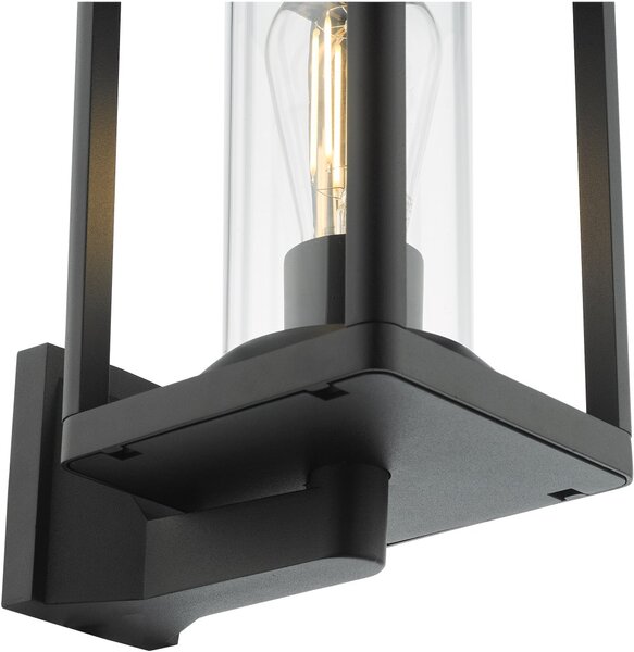 Dar Lighting modern kültéri fali lámpa mackenzie matt fekete darmac1622