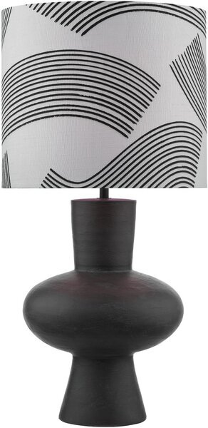 Dar Lighting glamour modern asztali lámpa miho fekete darmih4222