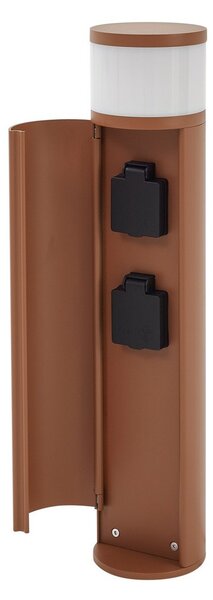 Kültéri Lámpa Lucande, Corban, dimmable, Barna / Rozsdabarna, Terasz, Alumínium, Modern