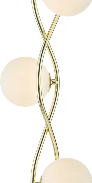 Dar Lighting modern állólámpa lysandra opál csiszolt arany darlys4935