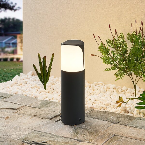 Kültéri Lámpa Lucande, Paikea, dimmable, Fekete, Fém, Modern