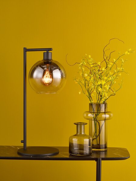 Dar Lighting modern asztali lámpa lycia matt fekete darlyc4222
