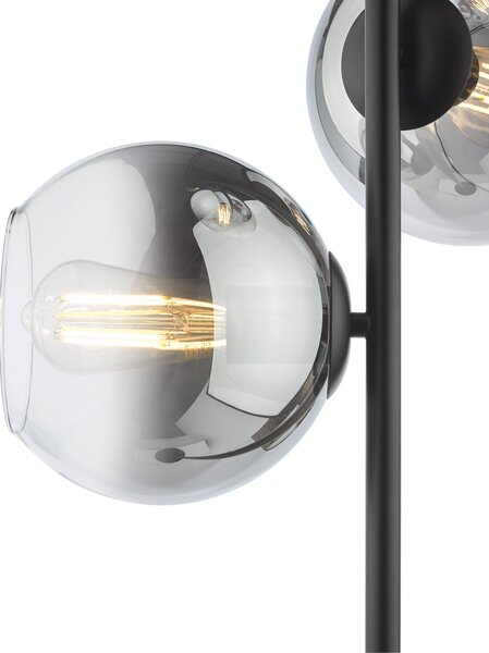 Dar Lighting modern állólámpa lycia matt fekete darlyc4922