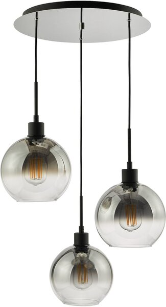 Dar Lighting modern függeszték lycia matt fekete darlyc8822