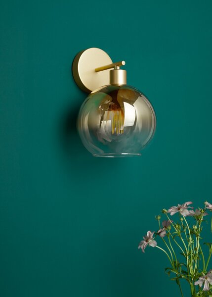 Dar Lighting glamour modern fali lámpa lycia arany darlyc0735
